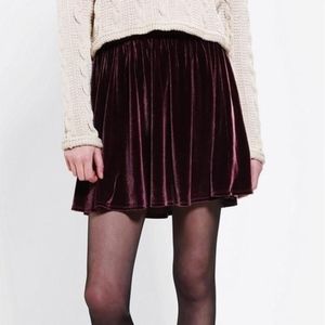 Urban Outfitters Ecote Velvet Circle Skirt, Small